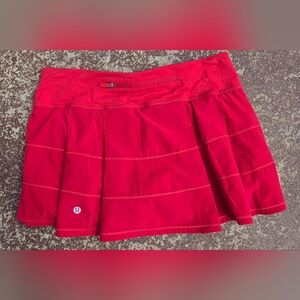 LulúLemon Athletic Skort 6 Red